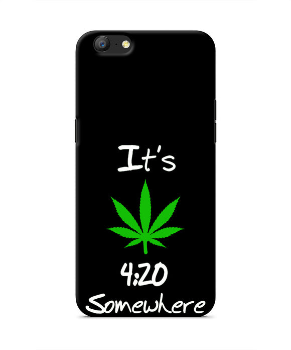 Weed Quote Oppo A57 Real 4D Back Cover