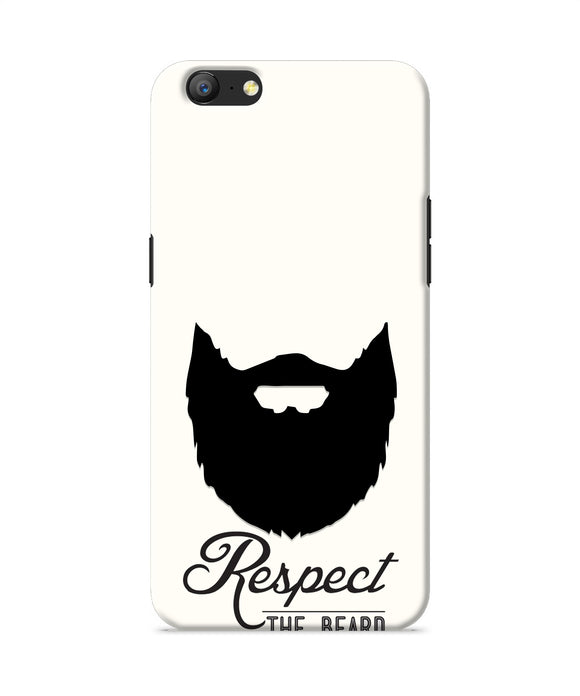 Respect the Beard Oppo A57 Real 4D Back Cover