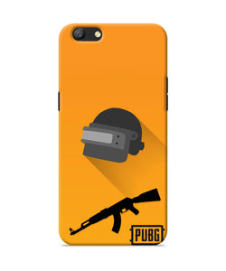 PUBG Helmet and Gun Oppo A57 Real 4D Back Cover