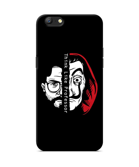 Money Heist Think Like Professor Oppo A57 Back Cover