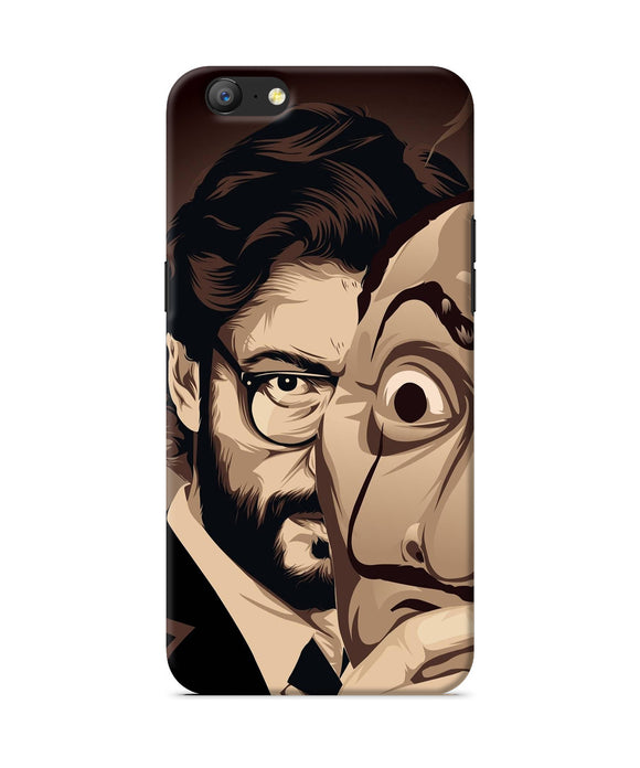 Money Heist Professor Art Oppo A57 Back Cover