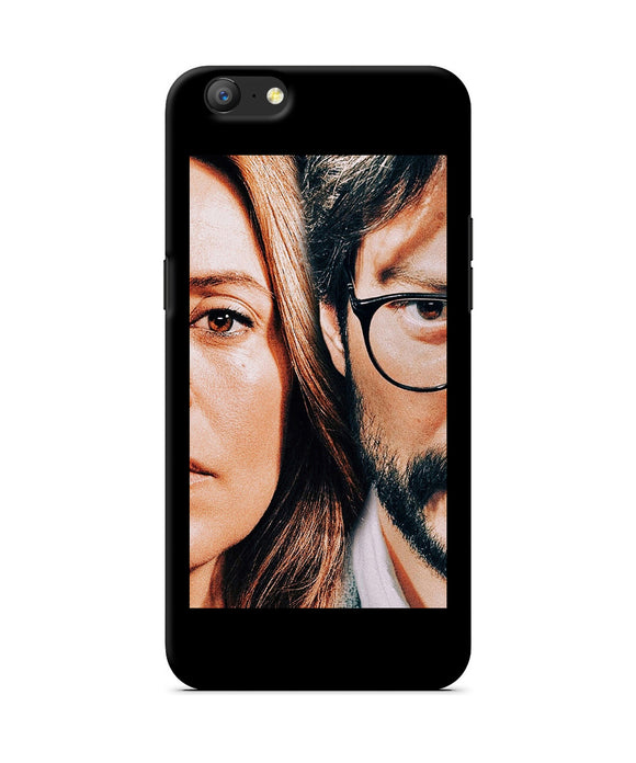 Money Heist Professor With Rachel Oppo A57 Back Cover