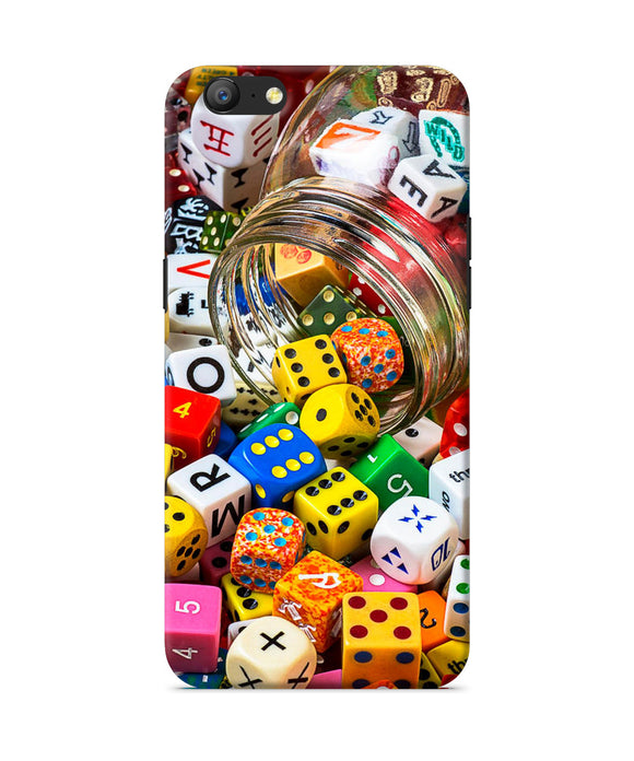 Colorful Dice Oppo A57 Back Cover
