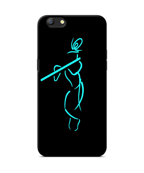 Lord Krishna Sketch Oppo A57 Back Cover