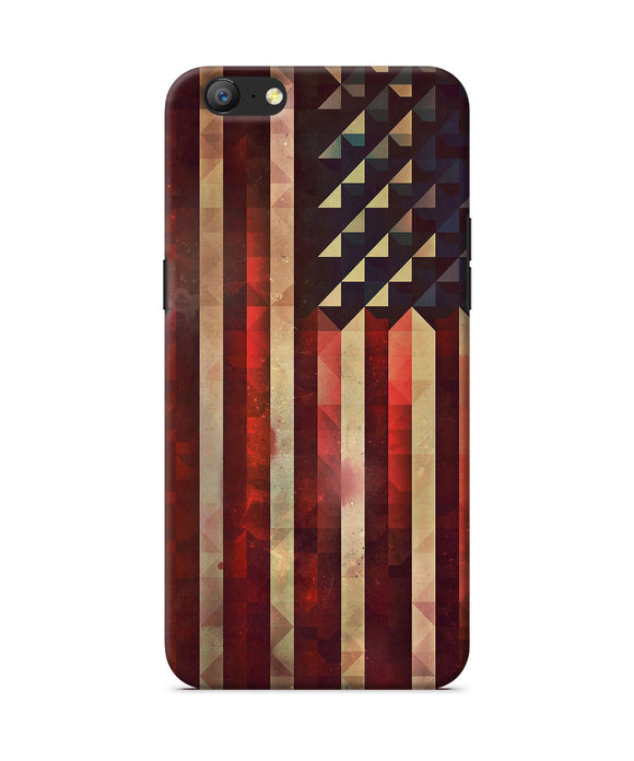 Vintage Us Flag Oppo A57 Back Cover