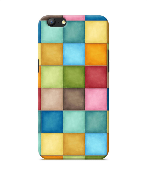 Abstract Colorful Squares Oppo A57 Back Cover
