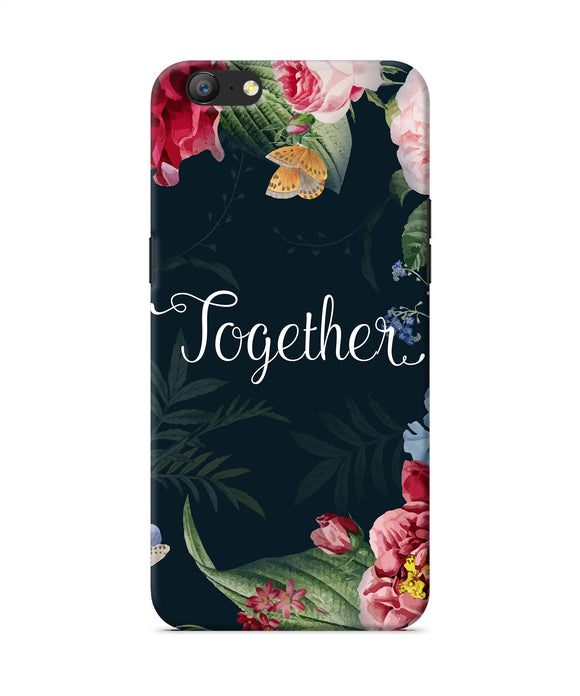 Together Flower Oppo A57 Back Cover