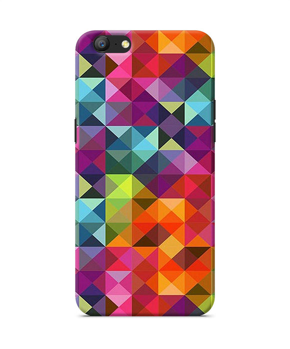 Abstract Triangle Pattern Oppo A57 Back Cover