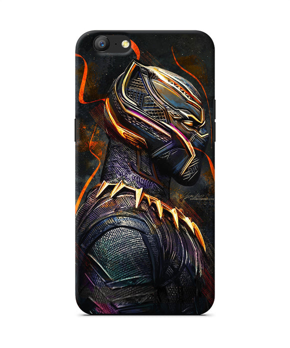 Black Panther Side Face Oppo A57 Back Cover