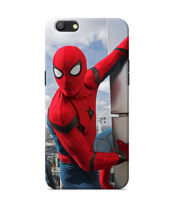 Spiderman On The Wall Oppo A57 Back Cover