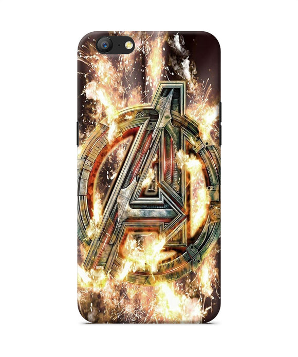 Avengers Burning Logo Oppo A57 Back Cover