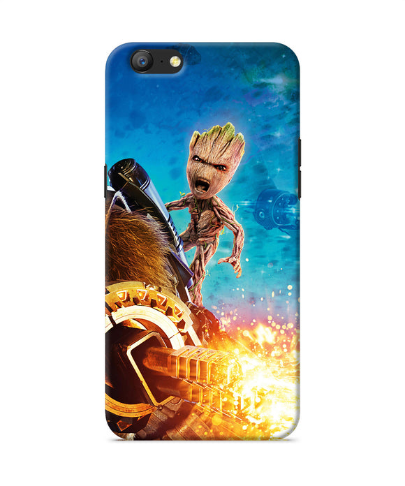 Groot Angry Oppo A57 Back Cover