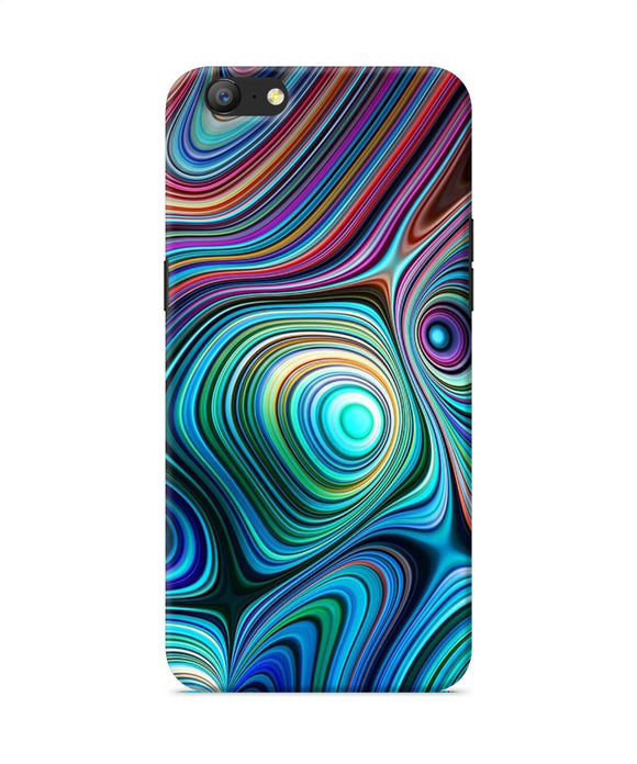 Abstract Coloful Waves Oppo A57 Back Cover