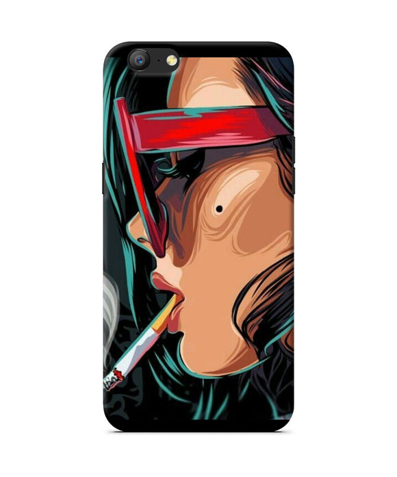 Smoking Girl Oppo A57 Back Cover