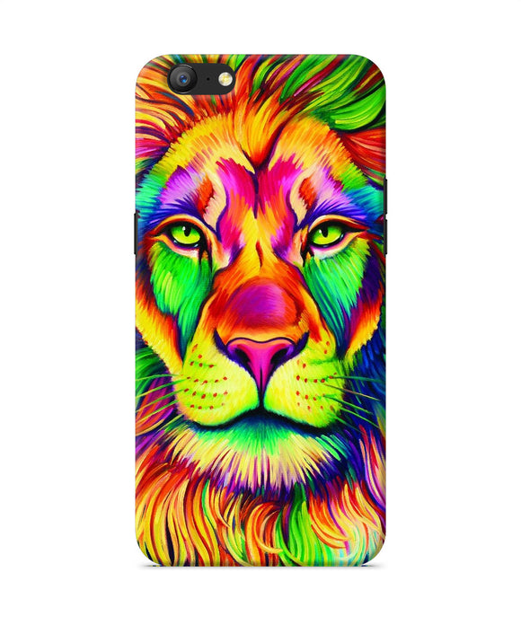 Lion Color Poster Oppo A57 Back Cover