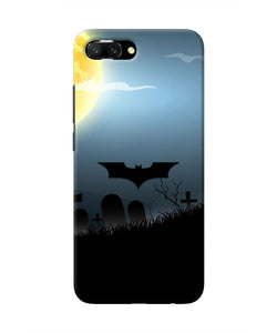 Batman Scary cemetry Honor 10 Real 4D Back Cover