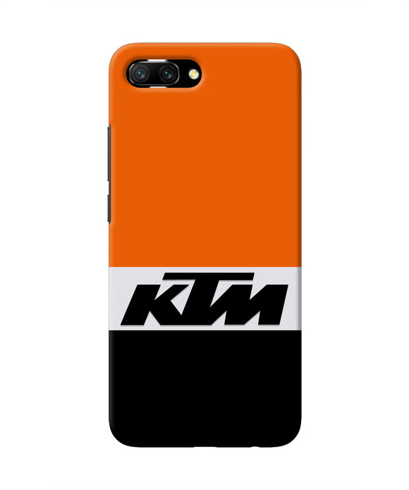 KTM Colorblock Honor 10 Real 4D Back Cover