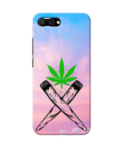 Weed Dreamy Honor 10 Real 4D Back Cover