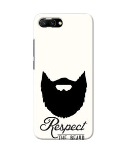 Respect the Beard Honor 10 Real 4D Back Cover