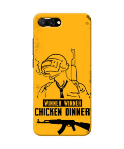 PUBG Chicken Dinner Honor 10 Real 4D Back Cover