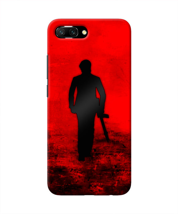 Rocky Bhai with Gun Honor 10 Real 4D Back Cover