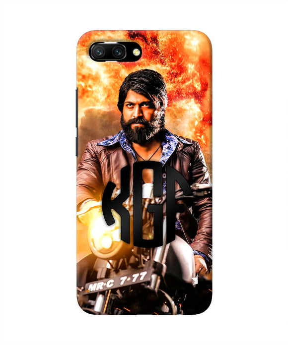 Rocky Bhai on Bike Honor 10 Real 4D Back Cover