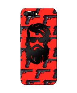 Rocky Bhai Beard Look Honor 10 Real 4D Back Cover