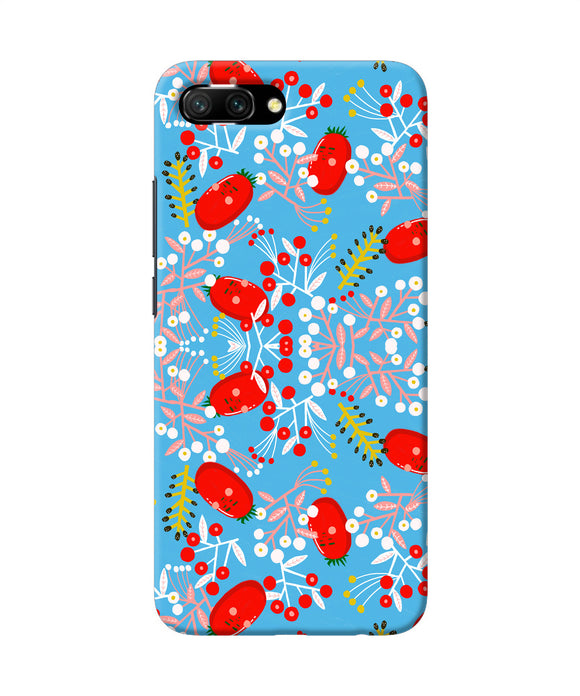 Small Red Animation Pattern Honor 10 Back Cover