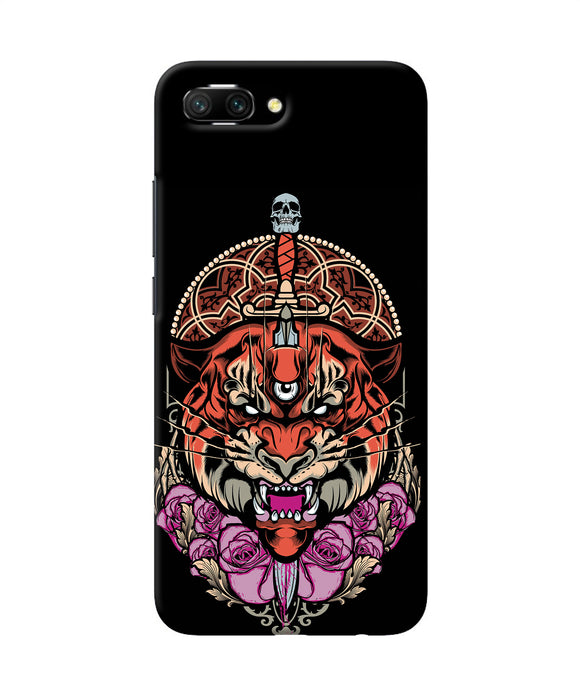 Abstract Tiger Honor 10 Back Cover