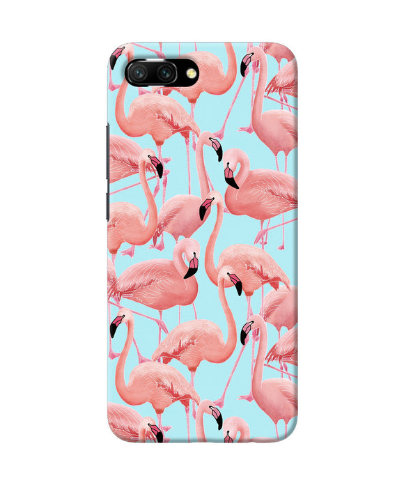 Abstract Sheer Bird Print Honor 10 Back Cover