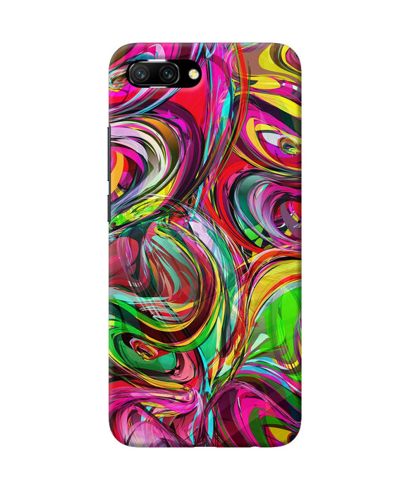 Abstract Colorful Ink Honor 10 Back Cover