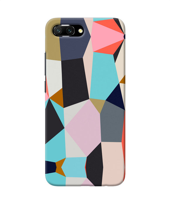 Abstract Colorful Shapes Honor 10 Back Cover