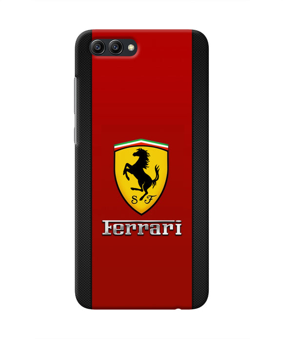 Ferrari Abstract Maroon Honor View 10 Real 4D Back Cover