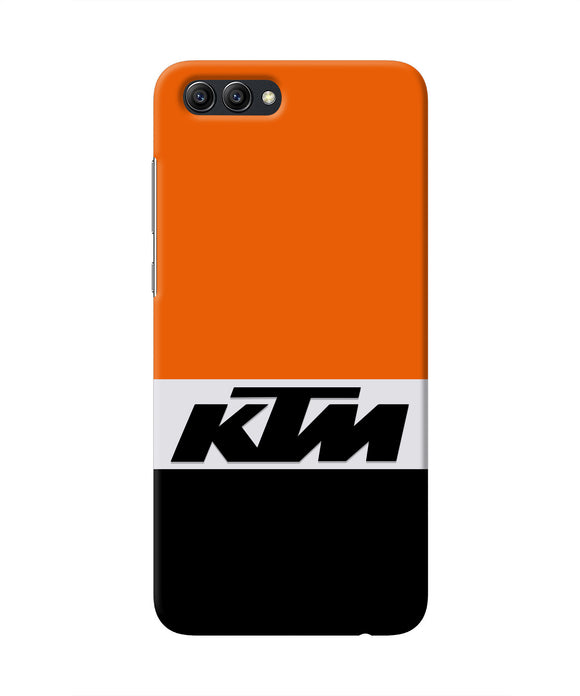 KTM Colorblock Honor View 10 Real 4D Back Cover