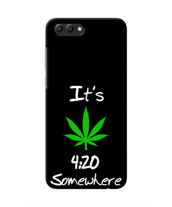 Weed Quote Honor View 10 Real 4D Back Cover