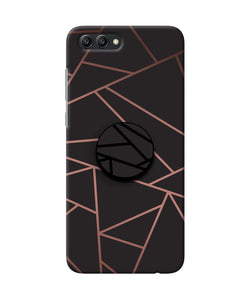 Geometric Pattern Honor View 10 Pop Case