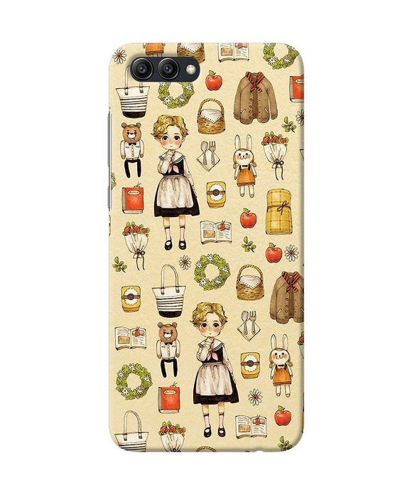 Canvas Girl Print Honor View 10 Back Cover
