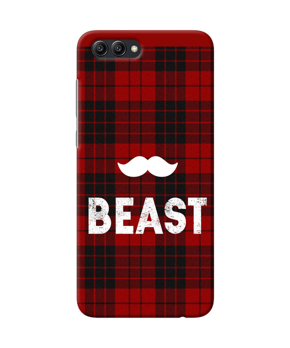 Beast Red Square Honor View 10 Back Cover