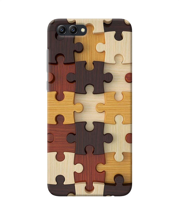 Wooden Puzzle Honor View 10 Back Cover