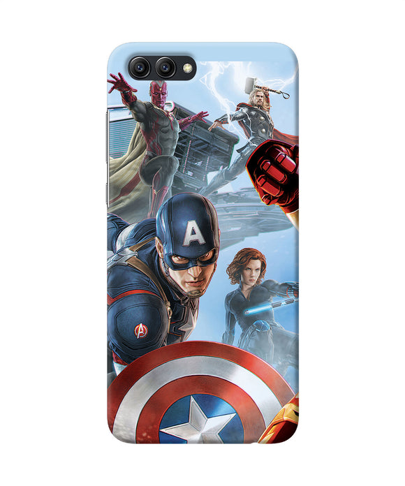 Avengers On The Sky Honor View 10 Back Cover