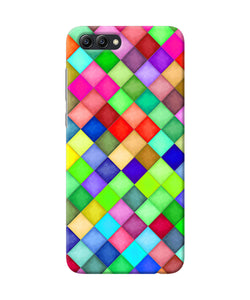 Abstract Colorful Squares Honor View 10 Back Cover