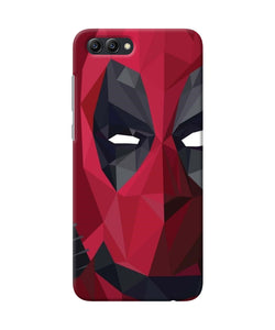 Abstract Deadpool Half Mask Honor View 10 Back Cover