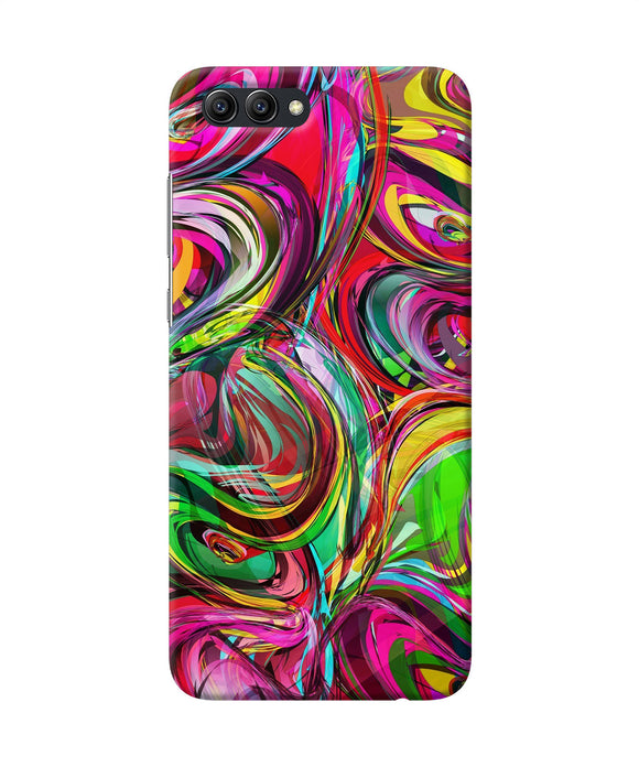 Abstract Colorful Ink Honor View 10 Back Cover