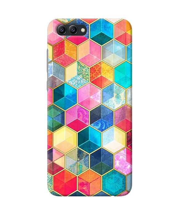 Abstract Color Box Honor View 10 Back Cover