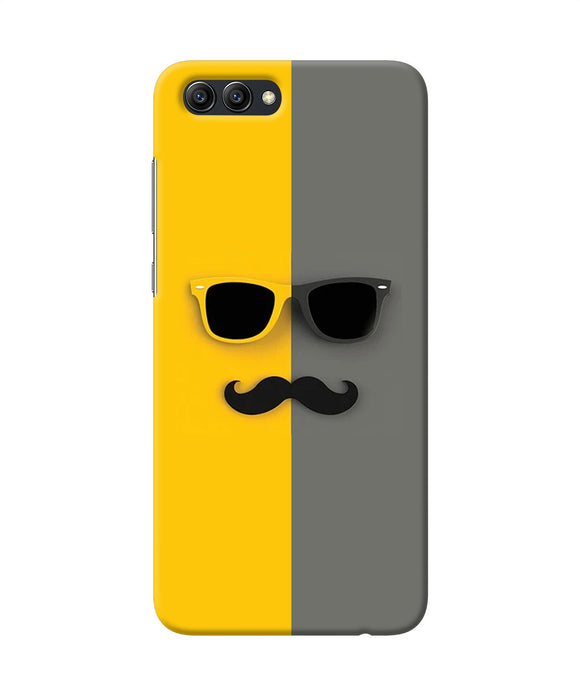 Mustache Glass Honor View 10 Back Cover