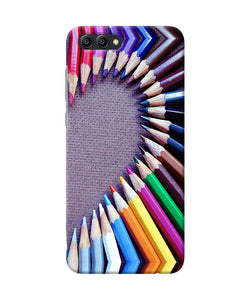 Color Pencil Half Heart Honor View 10 Back Cover