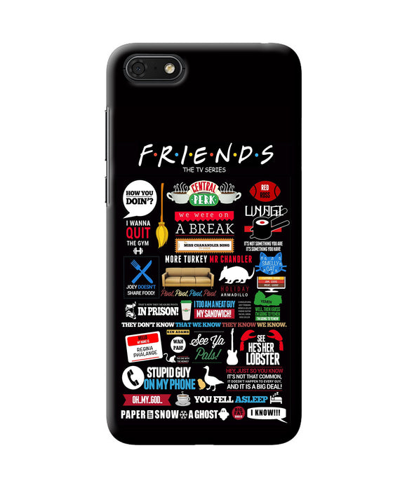 Friends Honor 7s Back Cover