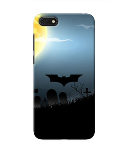 Batman Scary cemetry Honor 7S Real 4D Back Cover