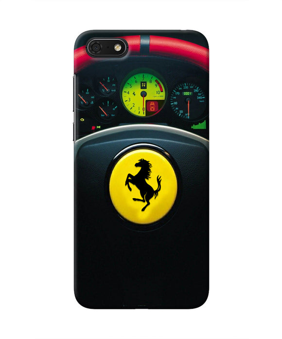 Ferrari Steeriing Wheel Honor 7S Real 4D Back Cover