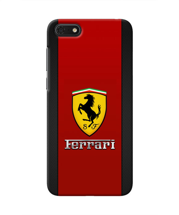 Ferrari Abstract Maroon Honor 7S Real 4D Back Cover